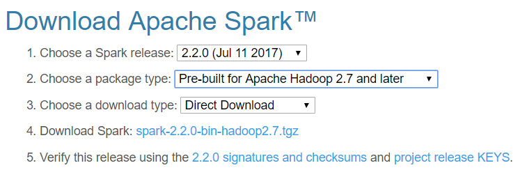 Spark Download Page